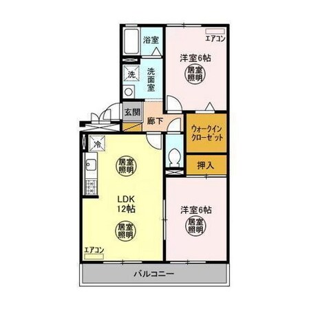 プレザントハイツの物件間取画像